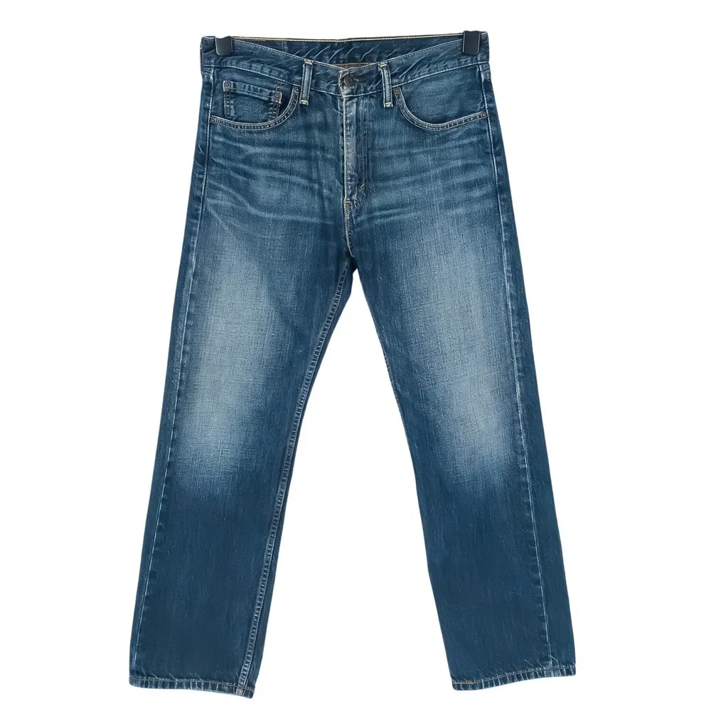 Levi's 505 Regular Fit Jeans Mens 32x30 Blue Straight Leg Cotton Fits 32 X 29